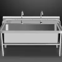 小窝厘 不锈钢mm高架1500x600x1750mm拖把池