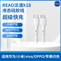 泺澳 液态硅胶60W双C口X18快充数据线1米