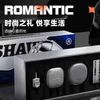 ApiYoo艾优T23银色潮流剃须刀礼盒装 送男友送老公送父亲礼物