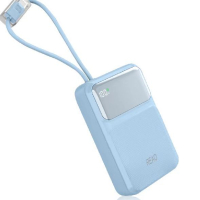 泺澳 迷你自带双线快充C20移动电源20000毫安 蓝色