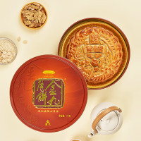 金九月饼五仁月饼 广式火腿月饼中秋礼盒吴川五仁月饼礼盒2斤1000g装