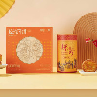 琼珍蛋黄莲蓉月饼(盒装)125g*4