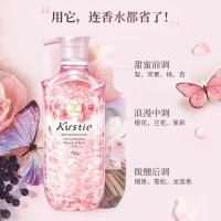 蔻斯汀Kustie 新升级真樱花花瓣沐浴露720g 香氛洗浴温和清洁