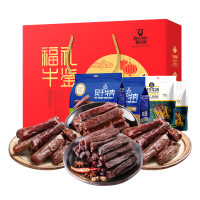 科尔沁 风干牛肉干 1150g 礼盒 休闲零食 肉干肉脯 福牛礼鉴礼品