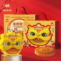 海西坊(HAI XI FANG)金狮赏月肉松卤肉大饼500g