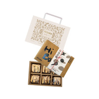 Hibake-中秋月饼礼盒多味月饼组合-甄选·全家福蛋黄云腿月饼-390克/盒