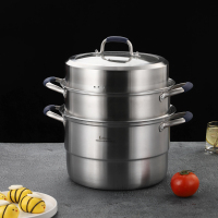 贝伦斯 28cm企鹅三层钢三层蒸锅BLS-GESS28