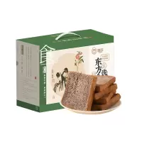 雅觅 九黑吐司方糕 营养早餐蛋糕办公室代餐面包休闲零食下午茶小点心 [无蔗糖]实惠装500g