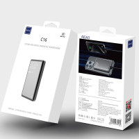 泺澳(REAO)金属磁吸无线快充移动电源C16(10000mAh)金属灰