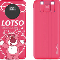 泺澳(REAO)草莓熊 22.5W自带三快充线移动电源D2(10000mAh)梦想草莓熊