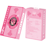 泺澳(REAO)草莓熊D5初音系列15W磁吸自带线PD20W快充移动电源(10000mAh)音符草莓熊