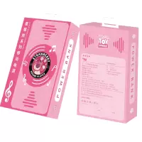 泺澳(REAO)草莓熊D5初音系列15W磁吸自带线PD20W快充移动电源(10000mAh)音符草莓熊