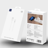 泺澳(REAO)2.4A充电数据线X11 白色