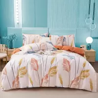 唐纳家纺 铂金棉四件套-麦风-白 200*230CM- TN-KT23040