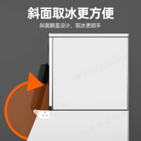 厨丰达 制冰机商用大型冰块机奶茶店酒店分体风水冷方块冰机酒吧大型工业降温156冰格风冷/水冷 CFD-156F