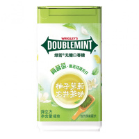 绿箭 弹立方 无糖口香糖 柚子茉莉花味约40g 口气清新糖 零食糖果两瓶装