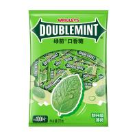 绿箭 口香糖原味薄荷味约100片/袋270g 接吻糖 清新口气 休闲零食糖果三瓶装