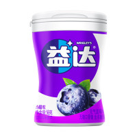 益达 木糖醇无糖口香糖元气蓝莓味 约56g/瓶约40粒 休闲零食 清新口气两瓶装