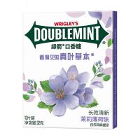 绿箭 口香糖 茉莉薄荷味 12片32g/盒 接吻糖 清新口气 休闲零食糖果 3盒