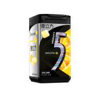 绿箭 5弹立方无糖口香糖 净爽冰柠味40g 清新口气接吻糖 休闲零食糖果