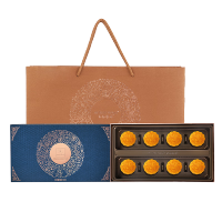 荣华致味流心奶黄月饼45g*4 致味流心白莲蓉月饼45g*4 360g /盒