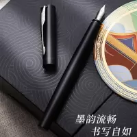 派克(PARKER)新款IM纯黑丽雅白夹墨水笔