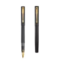 派克(PARKER)威雅XL入门级黑色金夹墨水笔