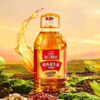 海天 天赐良谷食用油 非转基因 特香花生油 物理压榨一级0添加食用油 大桶特香花生油 5L*1桶