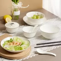 共禾京品 鎏金雅韵骨瓷十头餐具套装 ZFTWCOM250003