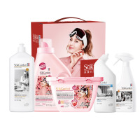 蔬果园洗衣液礼盒套装 蔬果园大师调香家庭洗护五件套