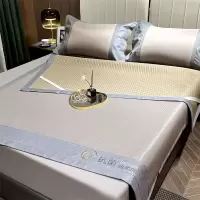 唐纳家纺 3A抗菌冰丝席三件套-金色 180*198CM- TN-SSM23022-1
