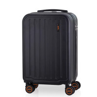 FOLLI FOLLIE 时尚轻便竖条纹拉杆箱20英寸黑色FF-Y101A