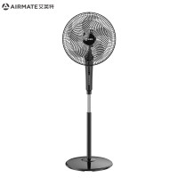 艾美特(AIRMATE)五叶3档家用遥控电风扇大风量空气循环摇头立式落地扇节能风扇轻音柔风定时落地扇风扇FS40-R51