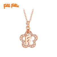 FOLLI FOLLIE 镂空桃花时尚项链(3N2T043RC)