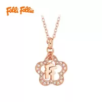 FOLLI FOLLIE 镂空桃花时尚项链(3N2T043RC)