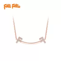 FOLLI FOLLIE 轻奢时尚微笑项链(3N20T023RC)