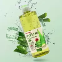 施姈芦荟胶 韩国原装进口 芦荟舒缓保湿 补水 芦荟凝胶400g(按压式)