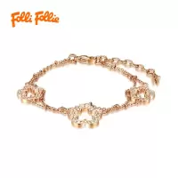 FOLLI FOLLIE 甜美桃花瓣手链(3B17T104RC)