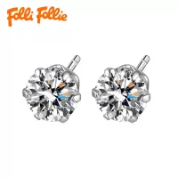 FOLLI FOLLIE 简约六爪耳钉(3E23JLS001C)