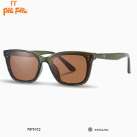 FOLLI FOLLIE 时尚太阳镜墨绿框咖色(70701C2)