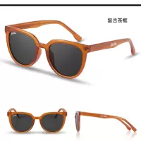 FOLLI FOLLIE 时尚潮玩太阳镜黑框茶片80901C2