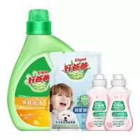 好爸爸亲肤倍净洗衣液四件套袋装(1710g)