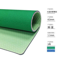 领风羽毛球场地地胶 专业款水晶砂4.5mm 绿色训练款 铺装15米*1.8*4卷 108平GZNY-94