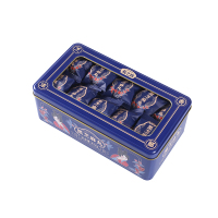 燕之坊 黑芝麻丸(铁盒装)*36颗 324g 有机黑芝麻丸礼盒 糕点芝麻球休闲零食独立包装!