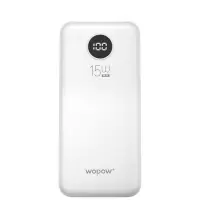 沃品 15W自带线移动电源-L27白