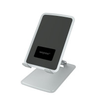 沃品 金属折叠桌面支架-VB21银色