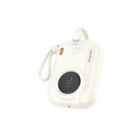 沃品 自带线22.5W超级快充+PD20W快充移动电源LQ01米白