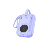 沃品 自带线22.5W超级快充+PD20W快充移动电源LQ01紫色