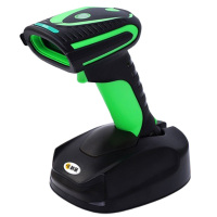 科密扫描器无线一二维码条码枪扫描枪带座工业防水防尘防油WE35D