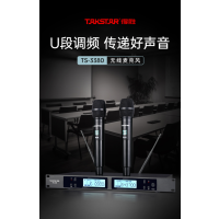 得胜(TAKSTAR)TS-3380无线麦克风一拖二